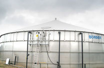 Емкость Boerger с крышей для хранилища газа