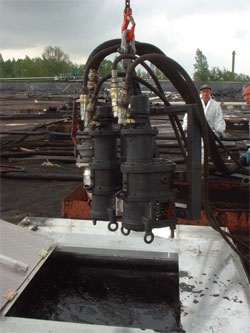 Дробилка Multicrusher — откачивание смесей тяжелых и вязких нефтяных отходов